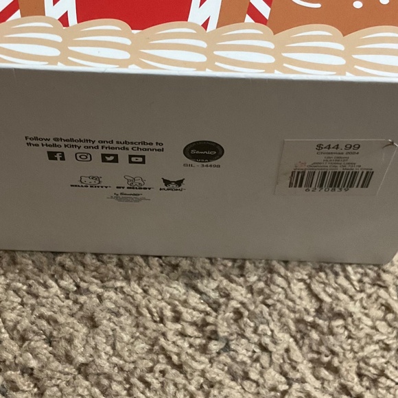 Sanrio Hello Kitty Gingerbread Hug Pillow - Picture 8 of 16